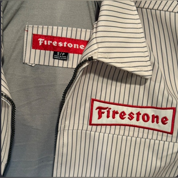 Stylish Firestone Striped Jacket - White - Picture 3 of 5